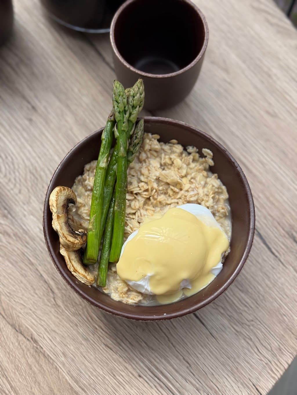 Savory Oatmeal with Poached Egg