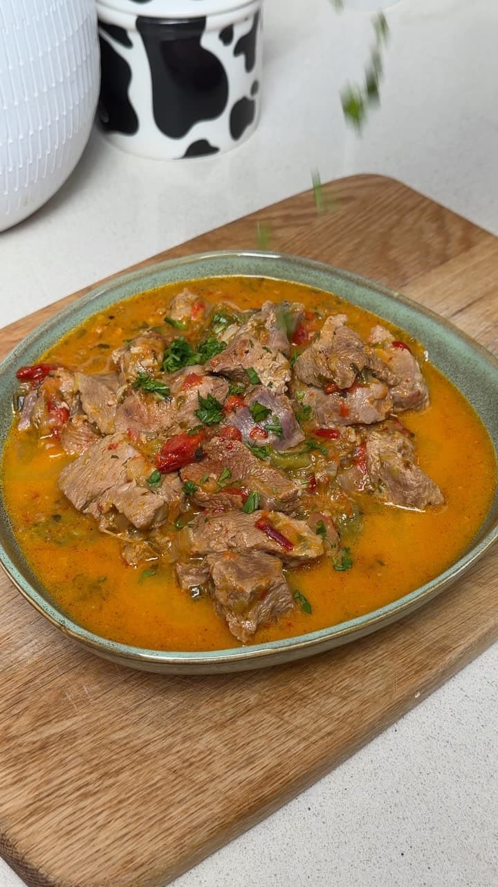 Braised turkey pieces