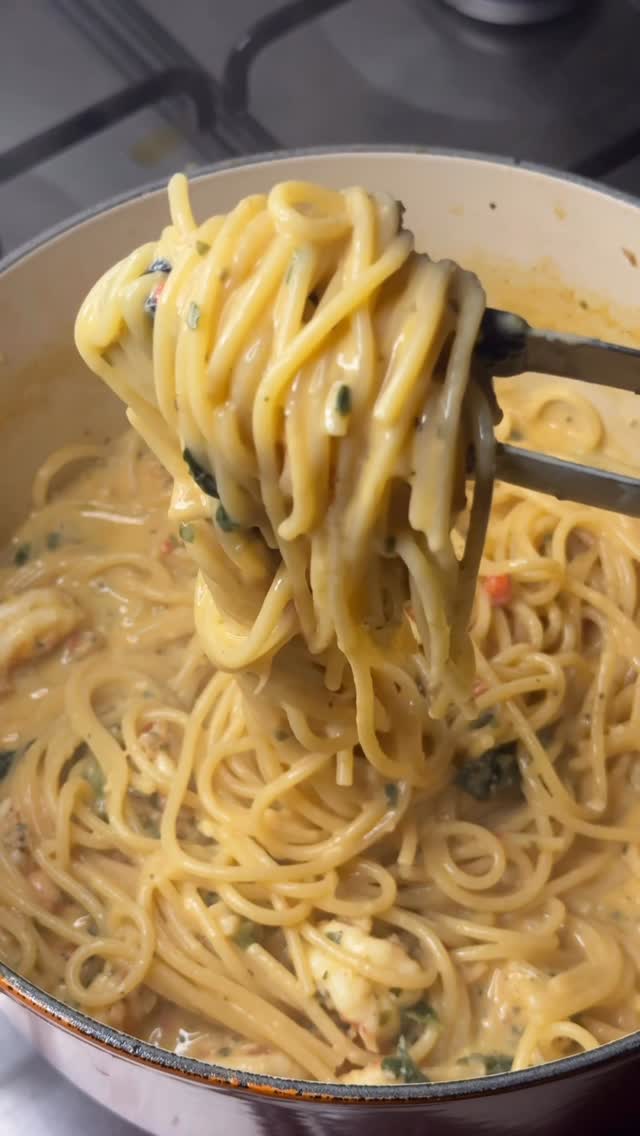 One Pot Shrimp Pasta